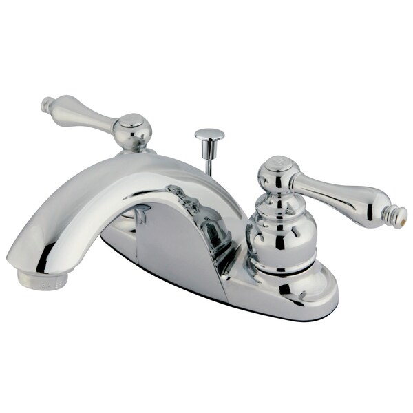 4" Centerset Bathroom Faucet, Chrome